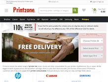 Tablet Screenshot of printzone.com.au
